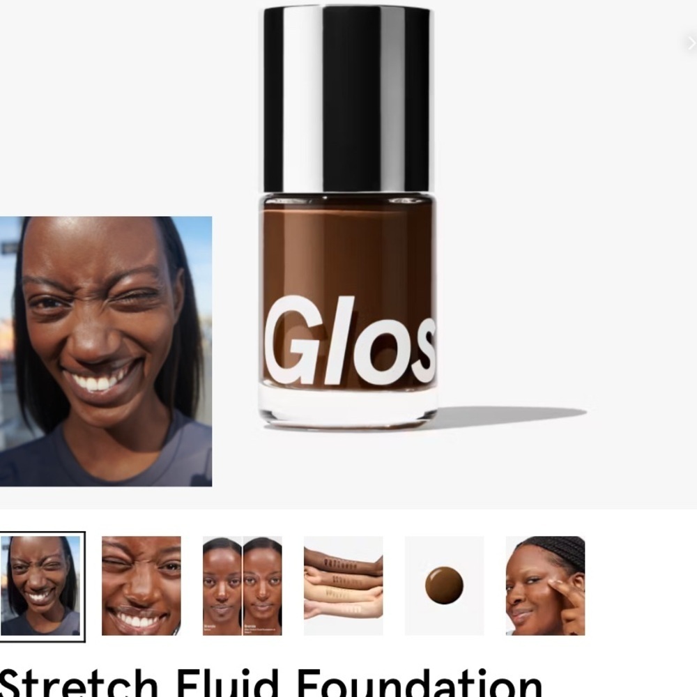 Glossier Deep 5 Stretch Fluid Foundation - Picture 1 of 4